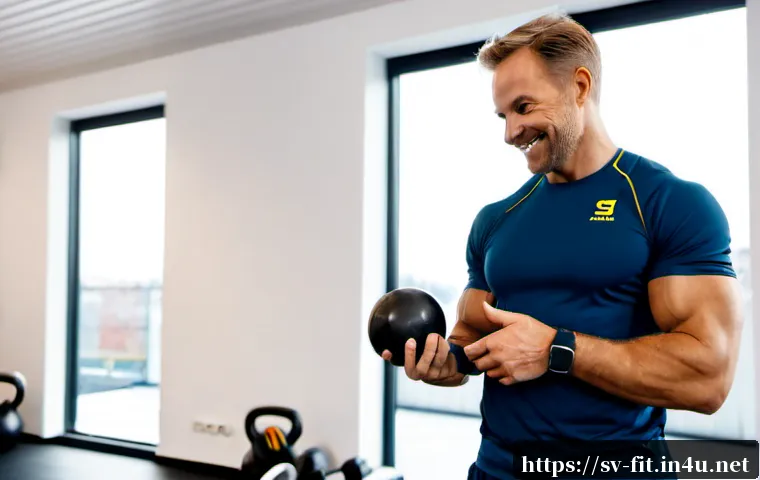 Home 17 헬스트레이너 개인 브랜딩 방법 - Photorealistic personal branding scene for a Swedish fitness coach, confident athletic trainer in mo...